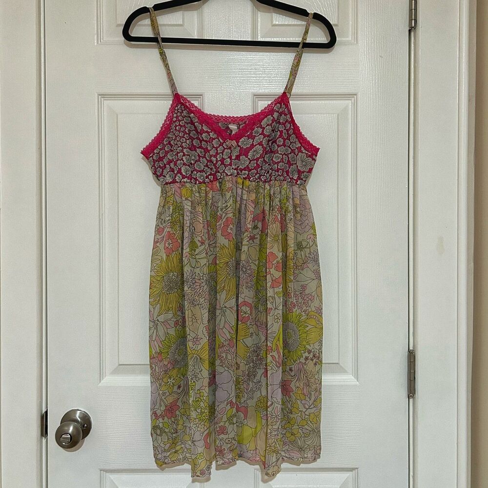 Liberty of London for Target Floral Babydoll Chemise Nightie XL Extra Large 2010